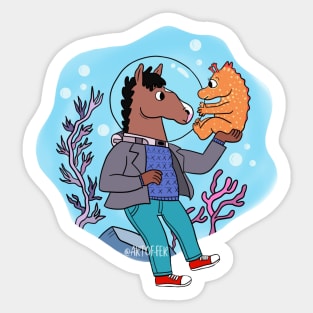 Horsin BoJack Sticker